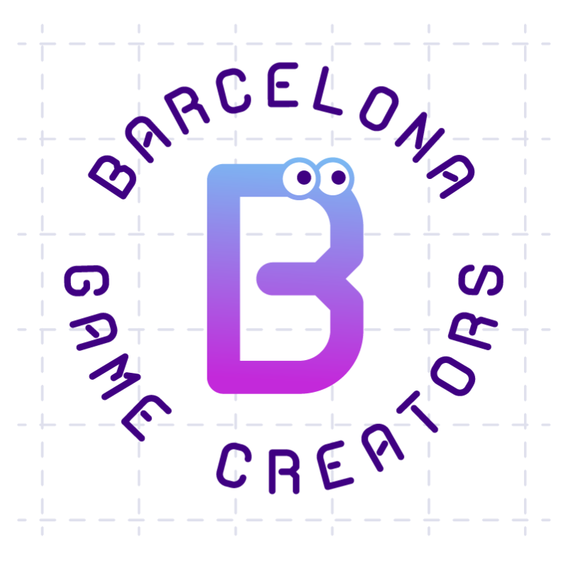 Barcelona Game Creators — 09-logo-circular-con-letras-y-reticula-fondo-blanco