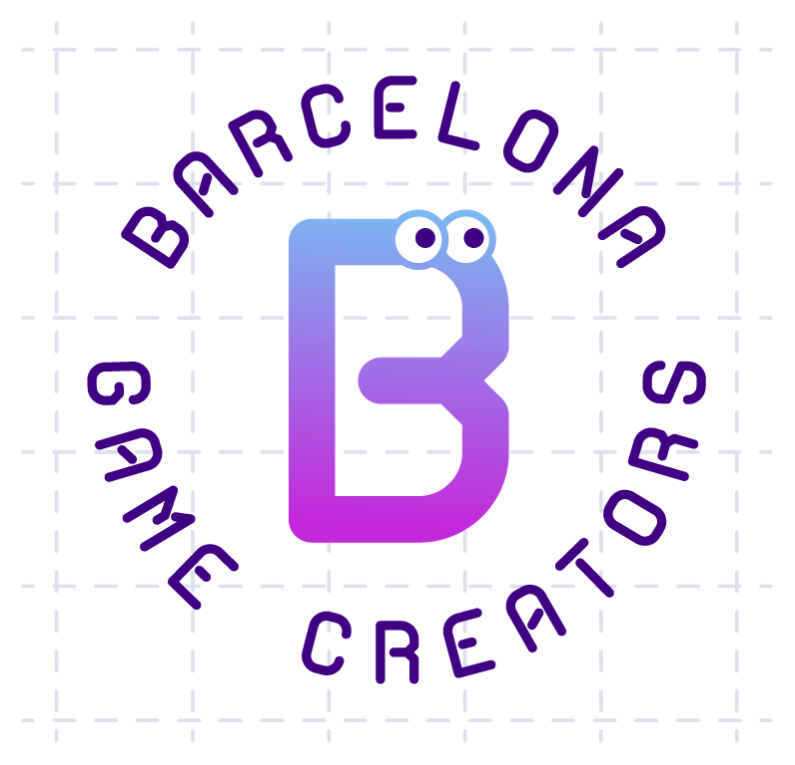 Barcelona Game Creators — 09-logo-circular-con-letras-y-reticula